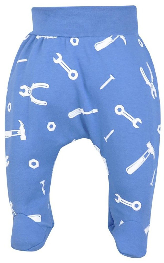 Półśpiochy bawełniane "NARZĘDZIA" Koala- musztardowe