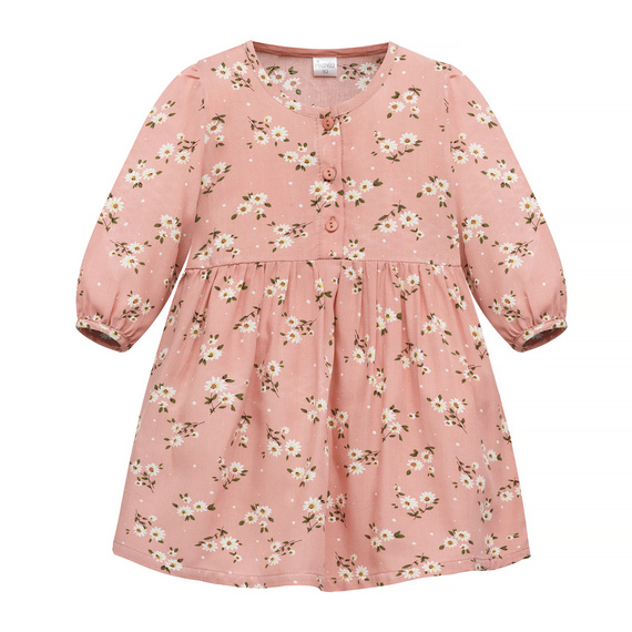 Tres Bien Pinokio Sukienka w kwiatki - różowe kwiaty