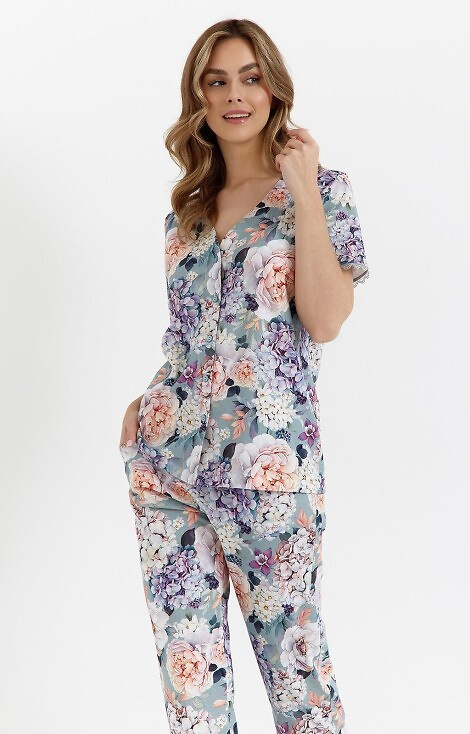 465 Piżama damska Cana - szałwia