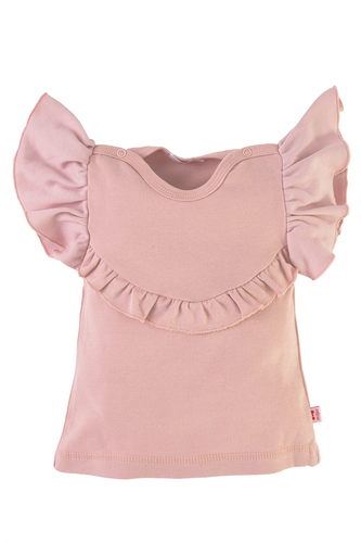 1717B Cherry Tunika z długim rękawem Marija - powder pink