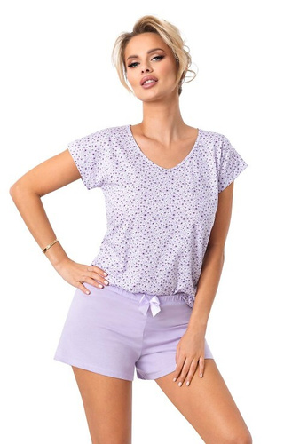 Fiorella  Short Piżama damska Donna -fioletowa
