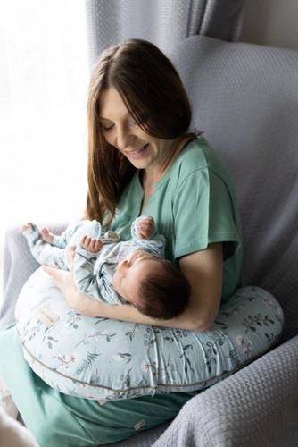 4457 Doctor Nap Poduszka do karmienia - pool blue