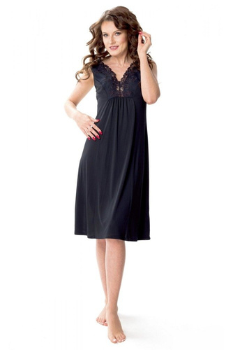 6350 Atena koszula nocna damska Mewa granatowy