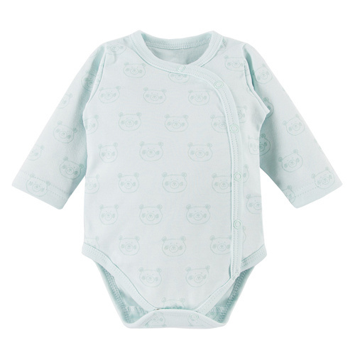 Big Bear Eevi Body z długim rękawem rozpinane - miętowy