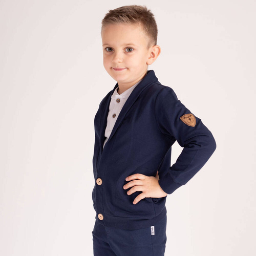 Bluza dresowa 169553 "Mix" Nicol - granatowy