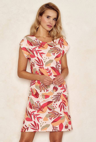 3114 Tessa Koszula nocna Taro- morelowy