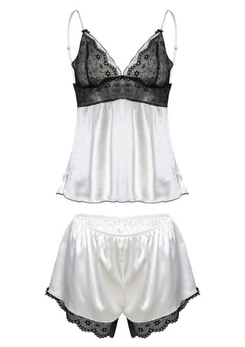 Ola Komplet Damski Piżama DKaren - ecru