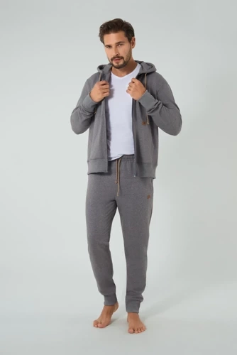 Darwin Bluza męska dresowa Italian Fashion - melanż