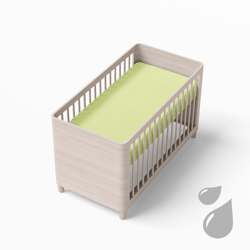 Eevi Prześcieradło frotte nieprzemakalne - jasny zielony