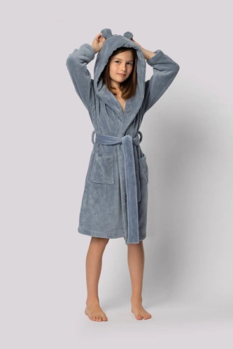 Bear szlafrok dziecięcy Kids Envie blue 