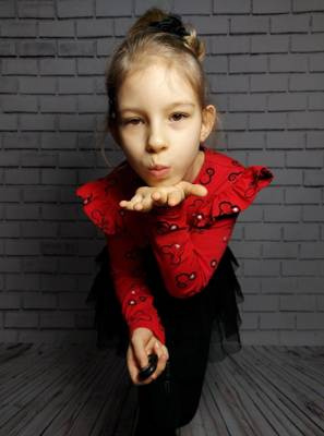 Love Bambarillo Bluzka z długim rękawem czerwony