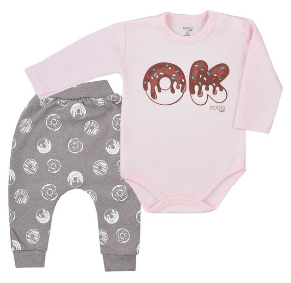 Body+ spodenki "YUMMY" Koala- biały
