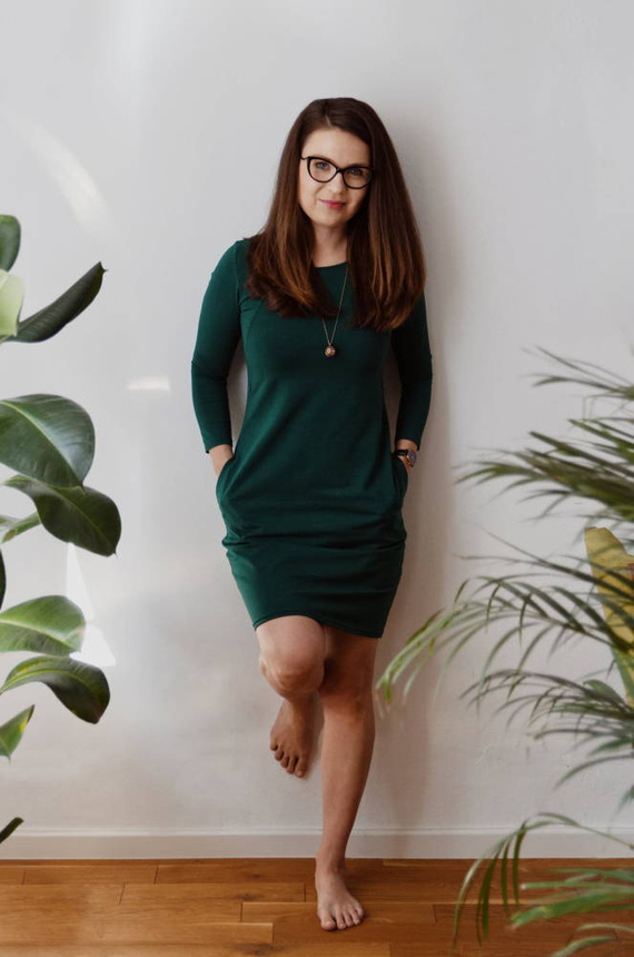 Milky Way Milk&Love Sukienka do karmienia zielony