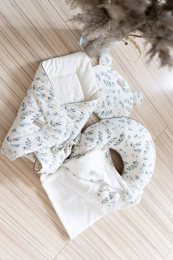 bambusowy ręcznik z kapturkiem Doctor Nap 4461 - milk