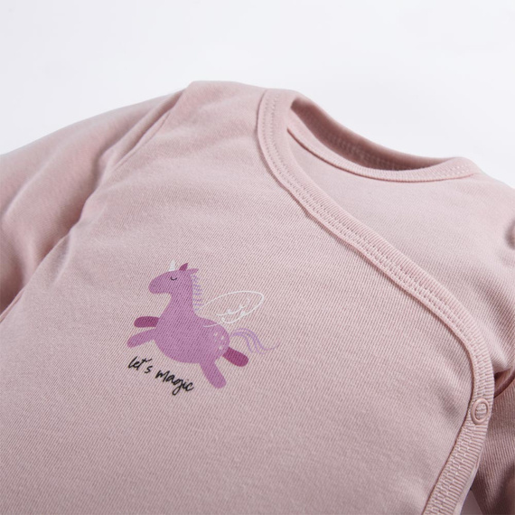 Animals Eevi Body rozpinane - różowy