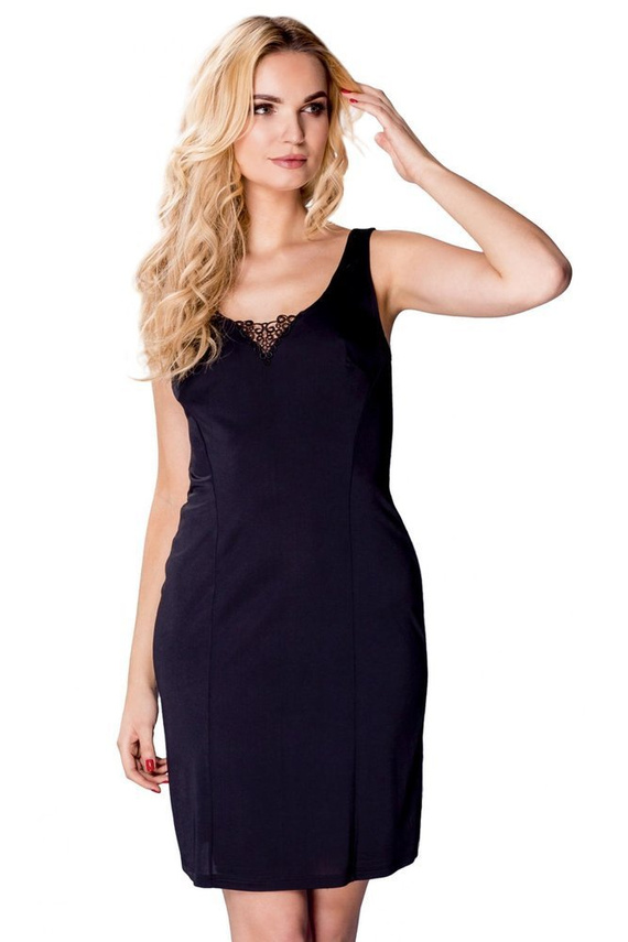 6199 Virginia halka koszula nocna damska Mewa czarny