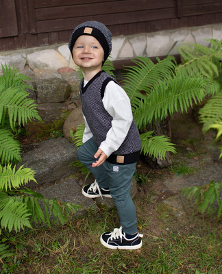 Le Tigre Pinokio Legginsy niemowlęce - zielony