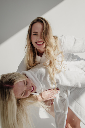 709 Manuela Forex Szlafrok damski - biały