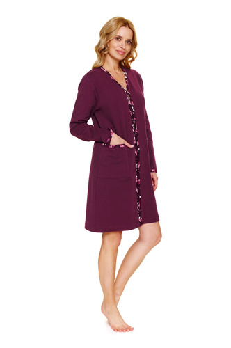 Szlafrok damski Doctor Nap SMZ.7319.burgundy