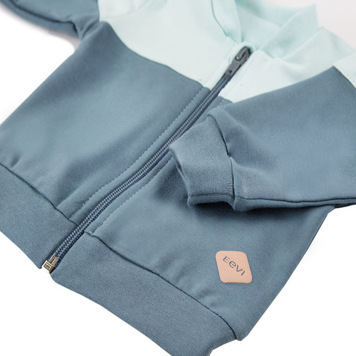 Balloons Eevi Bluza dresowa na zamek - ciemny turkus 