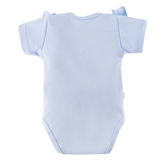 Botanic Eevi Body dziecięce z krótkim rękawem - błękitny