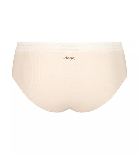 GO Ribbed R Hipster C2P Figi Damskie 2-pak Sloggi - brown - light combination