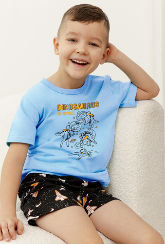 3406, 3406 Spencer piżama chłopięca Taro - niebieski