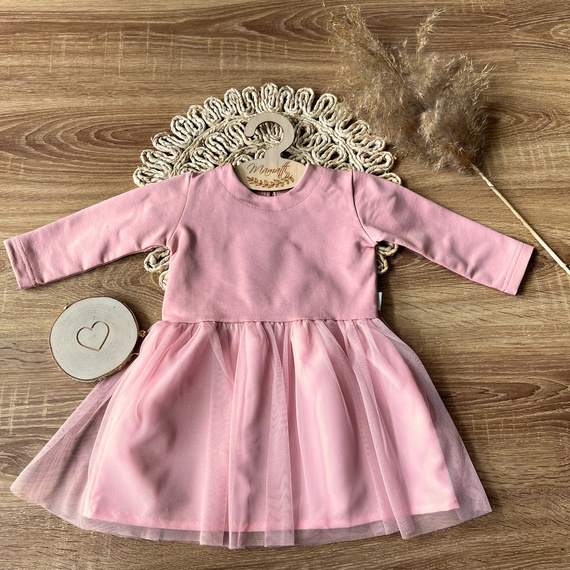 SH051 Mamatti Sukienka z długim rękawem