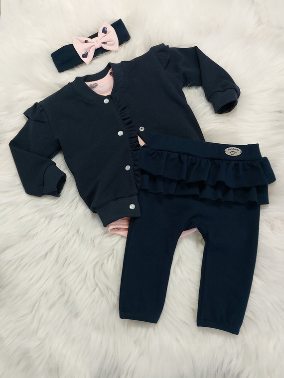 Nadia Bambarillo blezer dziewczęcy granatowy