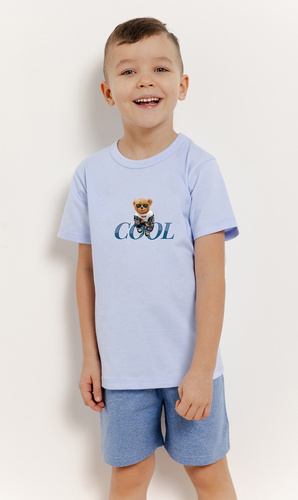 3410, 3411 Lucas piżama chłopięca Taro - błękitny