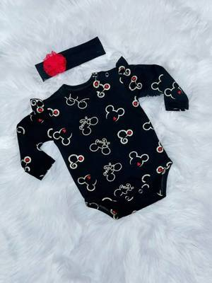 Love Bambarillo Body z długim rękawem czarny