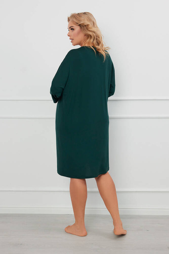 Natura Koszula nocna 3/4 Italian Fashion - zielony