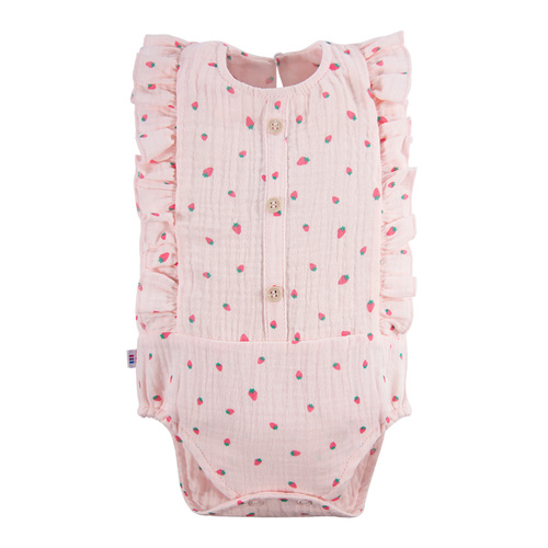 Strawberry & Love Eevi Body dla dziewczynki na ramiączkach 