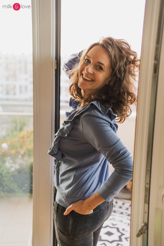 Milky Waves Milk&Love Bluzka do karmienia dusty cedar