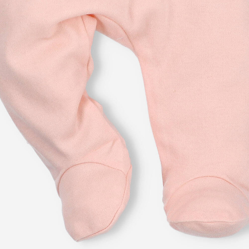 Flowers Spodnie dresowe z bawełny organicznej Nini łososiowy