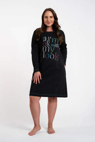 Olza koszula nocna Italian Fashion - czarny