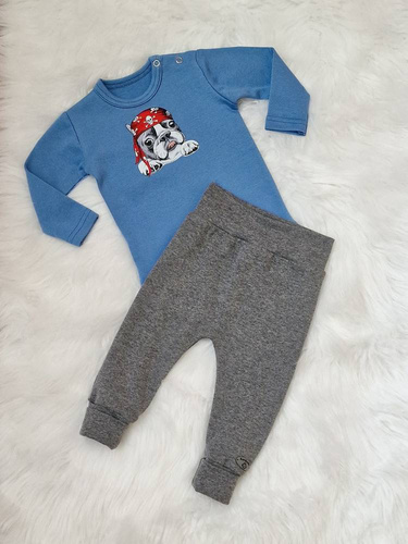 Pirat Bambarillo Body z długim rękawem niebieski