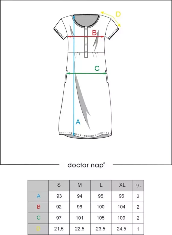 Koszula Nocna 4242 Doctor Nap - wasabi