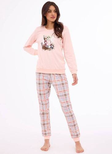 671/375 Paint Piżama damska Cornette różowy