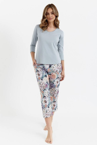 464 Piżama damska Cana -niebieski