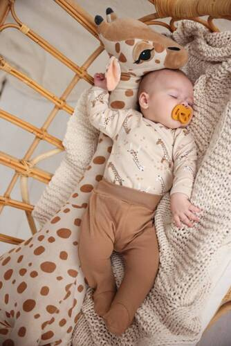 "Giraffe" Makoma Body dzidziuś z długim rękawem żyrafy