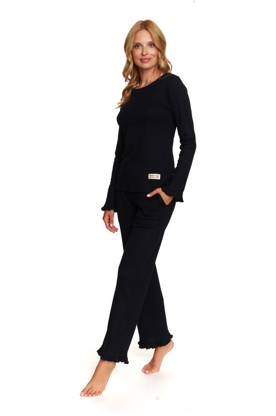 7161 Piżama Damska Doctor Nap - czarny