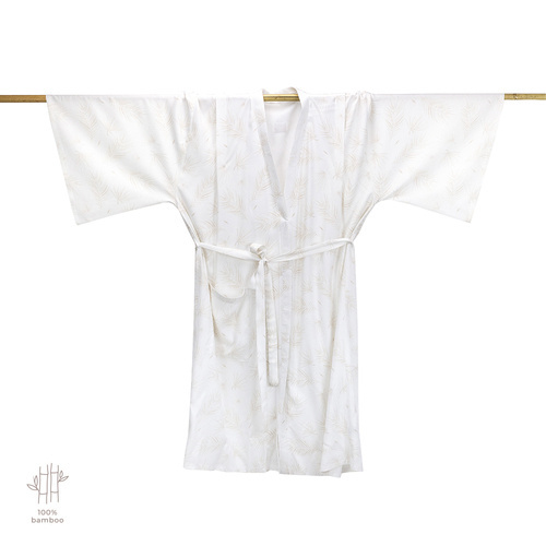 Lightness Kimono Szlafrok bambusowy Makaszka