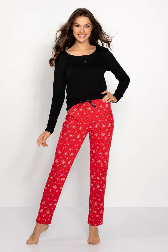 Christmas Time Piżama damska Momenti Per Me red