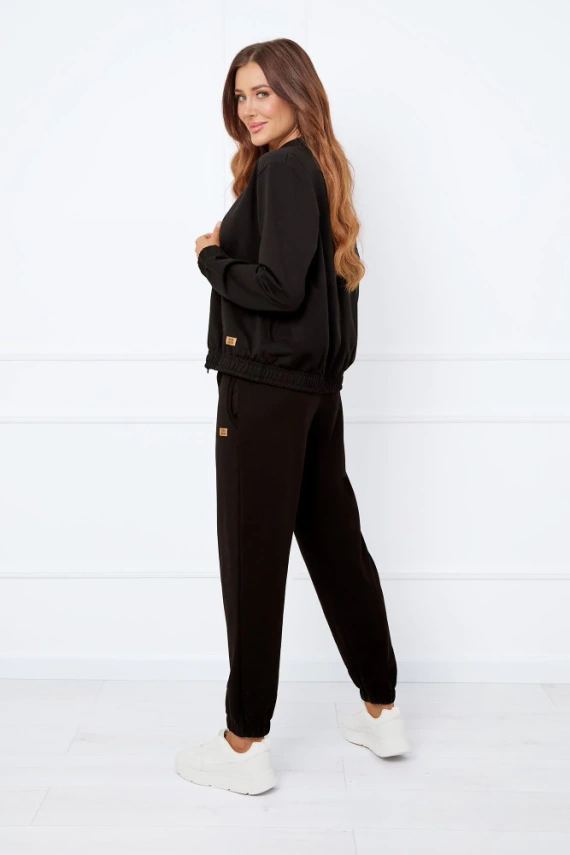 Caro Bluza damska bomberka Italian Fashion - czarny