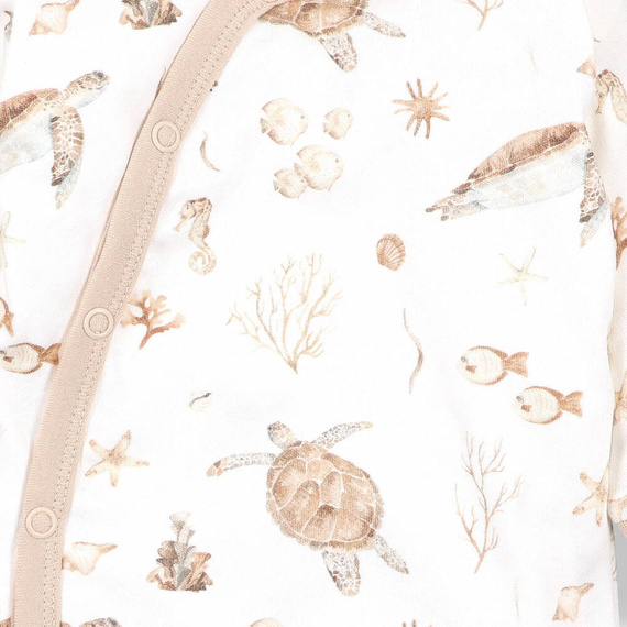 Turtles Body kopertowe z bawełny organicznej Nini druk