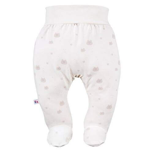 Petite Eevi Półśpiochy niemowlęce  miś ecru