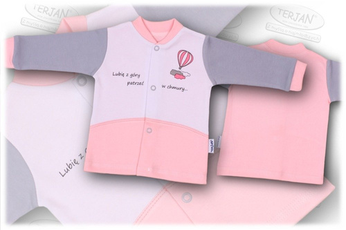 Kaftanik  "BALONIK" łososiowy Terjan