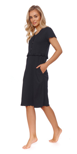 Koszula Nocna 4543 Doctor Nap - black