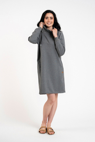 Malmo tunika damska długi rękaw Italian Fashion - śr. melanż